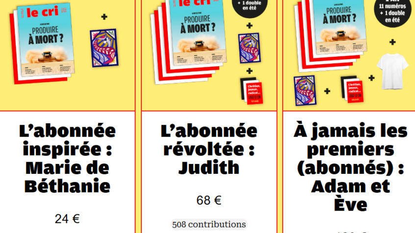 Le Cri, la nouvelle revue catholique de gauche qui n&rsquo;a peur de rien