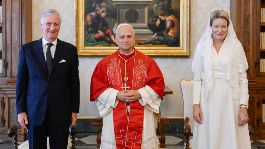 Le Roi et la Reine reçus au Vatican par le pape Léon XIV (photos)