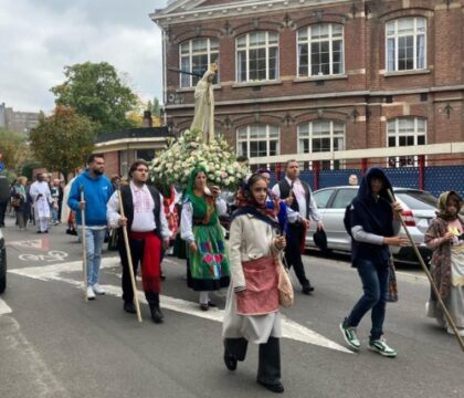 Procession en l’honneur de Notre-Dame de Fatima à Ixelles