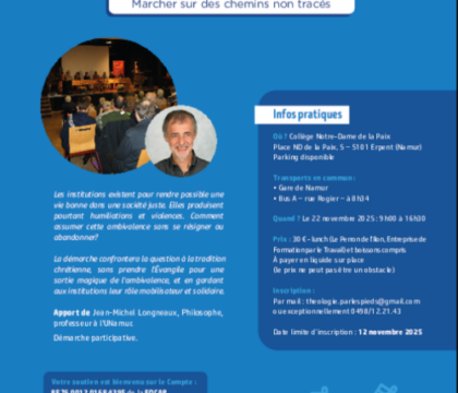 Journée de Théologie par les pieds