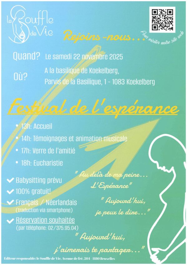 Festival de l&rsquo;Espérance avec le Souffle de Vie