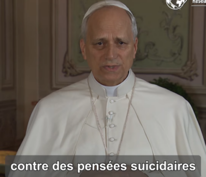 Dans sa vidéo de novembre, le pape Léon XIV se penche sur le drame du suicide