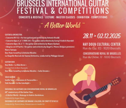 Concours : Gagnez des places pour la 14ème édition du festival international de la guitare (Clôturé)