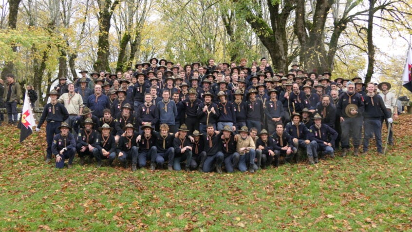 180 routiers belges ont participé au 50ᵉ pèlerinage des Scouts d’Europe: « Il n&rsquo;y a pas vraiment d&rsquo;équivalent en Belgique »