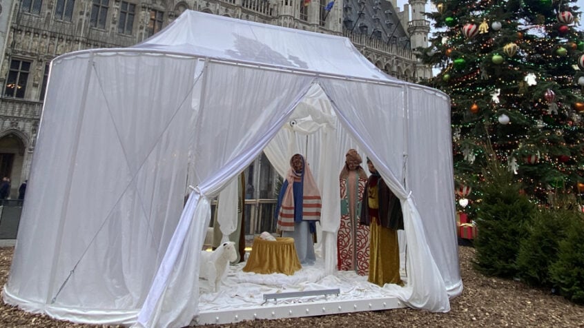 La crèche de la Grand-Place de Bruxelles accueillie à Notre-Dame du Bon Secours