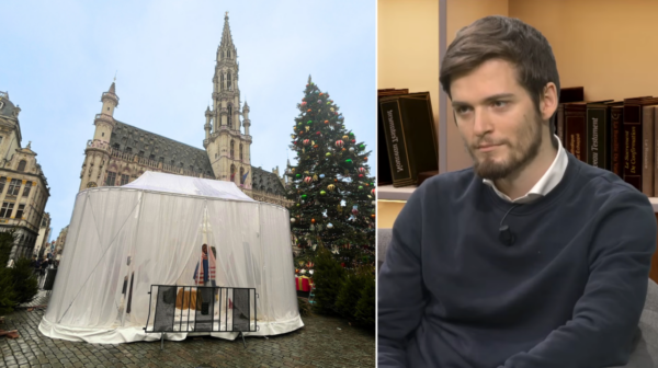 « Ceci n&rsquo;est pas une crèche? »: Jean Stemler pas nécessairement d&rsquo;accord avec toutes les critiques adressées à la crèche de Bruxelles