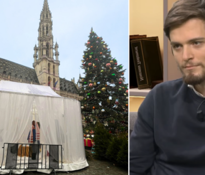 « Ceci n&rsquo;est pas une crèche? »: Jean Stemler pas nécessairement d&rsquo;accord avec toutes les critiques adressées à la crèche de Bruxelles