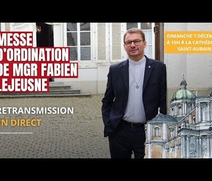 Revivez l&rsquo;ordination épiscopale de Mgr Fabien Lejeusne