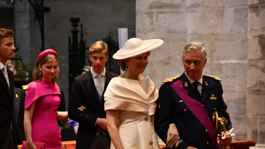 Messe pontificale à Bruxelles : le Roi et la Reine répondent présents !