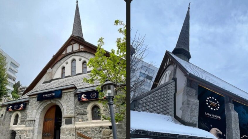 Davos : les États-Unis s’emparent d’une église centenaire