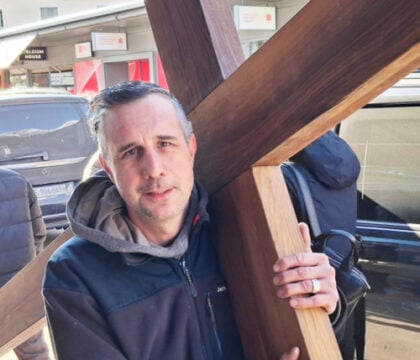 Jésus est présent sur la promenade du WEF à Davos