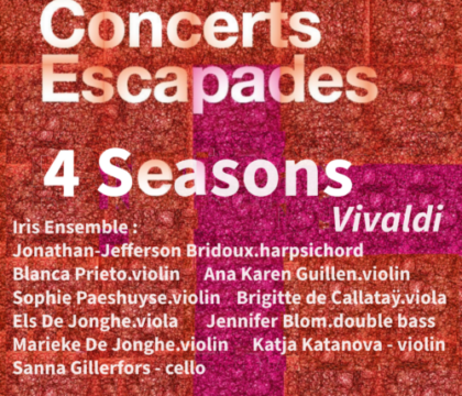 Concours : Gagnez 3×2 places pour les 4 saisons de Vivaldi à la Tricoterie (Clôturé)