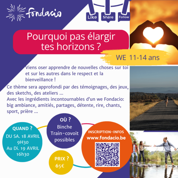 WE Jeunes 11-14 ans « Pourquoi pas élargir tes horizons ? »