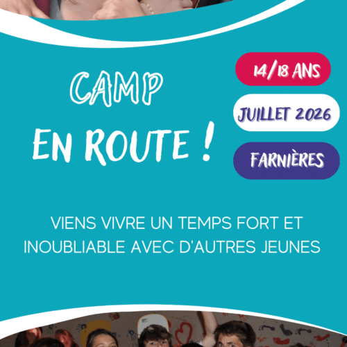 Camp jeunes 14-18 ans « En route »