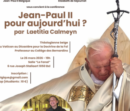Concours : Gagnez des places pour la conférence « Jean-Paul II pour Aujourd&rsquo;hui? » (Clôturé)
