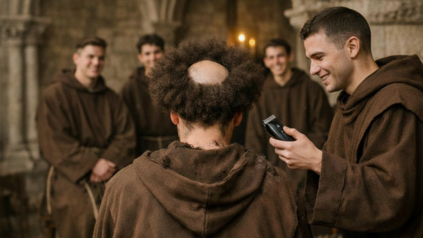 La tonsure, à nouveau obligatoire dès 2028 dans les monastères belges