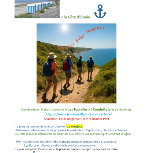 Marcher-Prier-Respirer à la Côte d&rsquo;Opale (France)