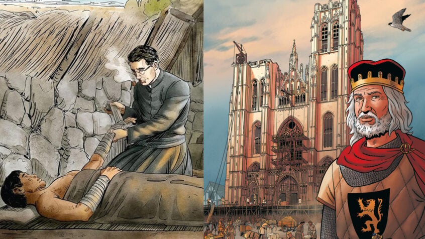 BD chrétienne : Damien de Molokaï et la cathédrale de Bruxelles à l&rsquo;honneur au Prix Gabriel 2026