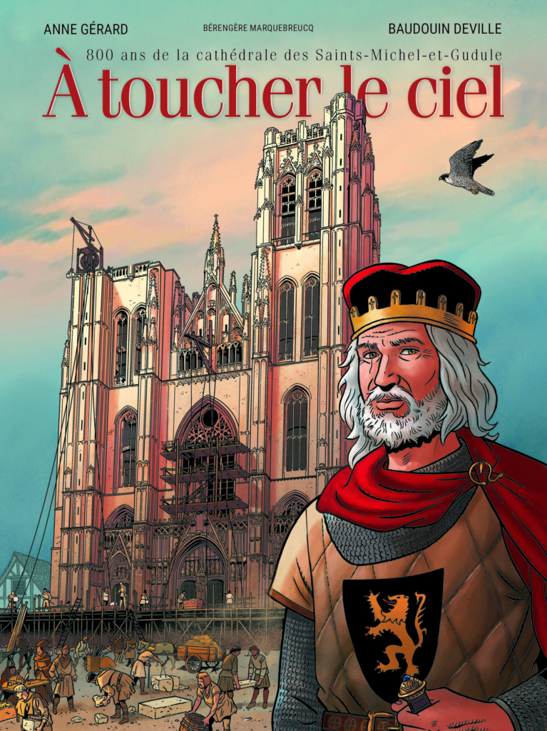 À toucher le ciel, par Baudoin Deville (dessin), Anne Gérard (scénario) et Bérangère Marquebreucq (couleurs). Éditions Gudula. Coup de cœur du jury du Prix Gabriel 2026