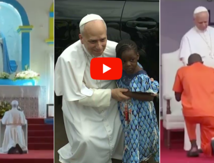 Emotion en Algérie, visite d&rsquo;une prison controversée, cadeau à sa nièce… : 5 vidéos marquantes du Pape en Afrique