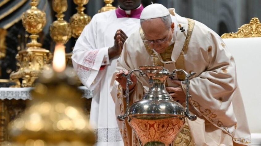 Messe chrismale au Vatican : le Pape dévoile les trois secrets de la mission chrétienne