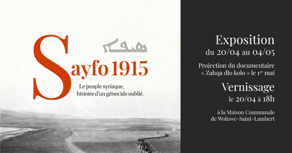 Vernissage exposition « Sayfo 1915. Le peuple syriaque, histoire d’un génocide oublié »