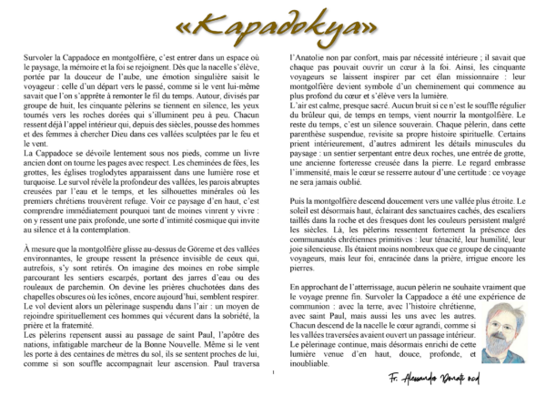 Exposition : « Kapadokya »