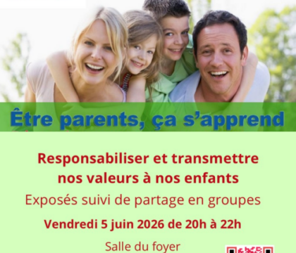 Soirée Alpha Parents : « Responsabiliser et transmettre nos valeurs à nos enfants »