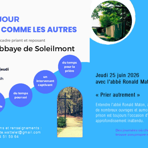 Ressourcement : « Un jour pas comme les autres »