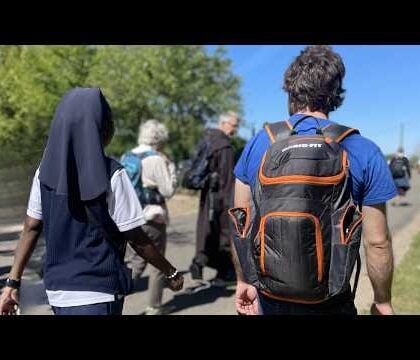 Succès pour la Marche des vocations à Banneux