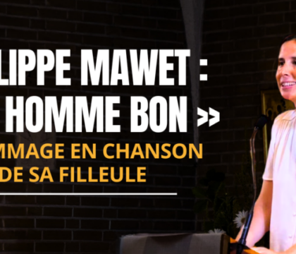 L&rsquo;émouvant hommage musical à l&rsquo;abbé Philippe Mawet par sa nièce et filleule Valérie