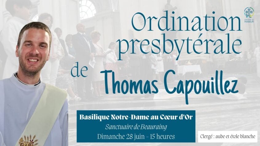 « Être prêtre, un choix qui rend heureux » : Thomas sera ordonné dimanche à Beauraing