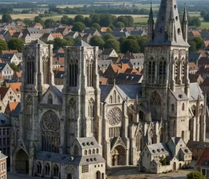 La cathédrale Saint-Lambert renaît par l&rsquo;intelligence artificielle