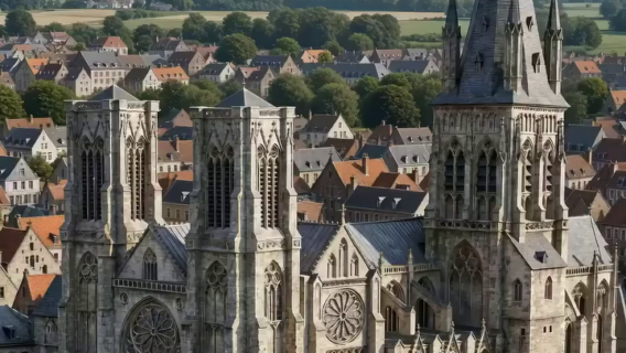 La cathédrale Saint-Lambert renaît par l&rsquo;intelligence artificielle