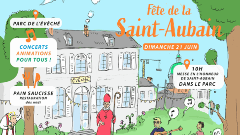 Viens célébrer saint Aubain pour les Fêtes de la Musique !