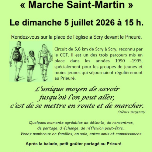 Balade d&rsquo;été : « Marche Saint-Martin »