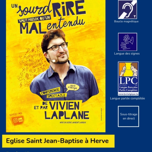 Conférence-spectacle : « Un sourd RIRE vaut mieux qu&rsquo;un MAL entendu »