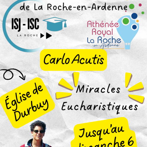 Exposition miracles eucharistiques de Carlo Acutis