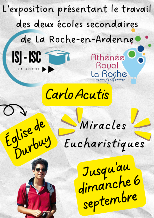 Exposition miracles eucharistiques de Carlo Acutis